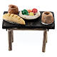Table with food for 8 cm Neapolitan Nativity Scene, 5x5x3 cm s1