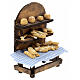 Neapolitan nativity scene bread stand 12 cm 15x10x5 cm s3
