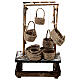 Banco cesti presepe 12 cm Napoli 15x10x5 cm s1