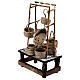 Banco cesti presepe 12 cm Napoli 15x10x5 cm s2