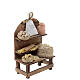 Banchetto pasta presepe 12 cm napoletano 15x10x5 cm s3