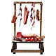 Butcher's stall for 12 cm Neapolitan Nativity Scene, 15x10x5 cm s4