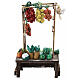 Banco verdure presepe napoletano 12 cm terracotta 15x10x5 cm s4