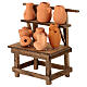 Banchetto vasi terracotta presepe Napoli 12 cm 15x10x5 cm s6