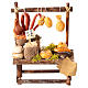 Banco mercato presepe 12 cm napoletano miniature terracotta s1