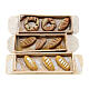 Set 3 plateaux avec pains différents crèche napolitaine 10-12 cm s1