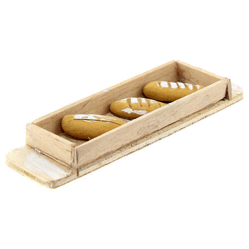 Set 3 spaselle assortite pane presepe napoletano 10-12 cm  2