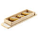 Set 3 spaselle assortite pane presepe napoletano 10-12 cm  s2