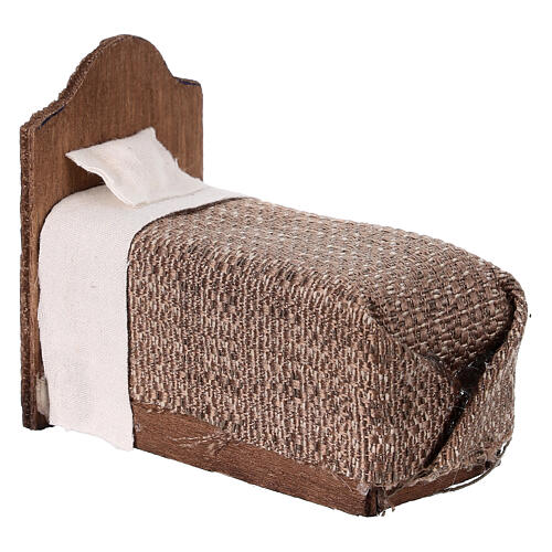 Letto presepe singolo 6 cm Napoli 5x10x5 cm 3