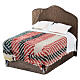 Letto matrimoniale presepe 8 cm Napoli coperte assortite s2