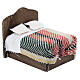Letto matrimoniale presepe 8 cm Napoli coperte assortite s3