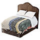 Letto matrimoniale presepe 8 cm Napoli coperte assortite s4