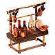 Scaffale stoviglie presepe 10 cm napoletano terracotta 10x10x5 cm s2