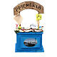 Banca peixaria presépio 10 cm napolitano 15x10x5 cm s1