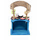 Banca peixaria presépio 10 cm napolitano 15x10x5 cm s4