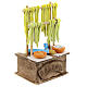 Banco pastaio presepe 10 cm Napoli 15x10x5 cm s3