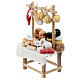 Banco formaggi salumi presepe 10 cm Napoli 15x10x5 cm s2