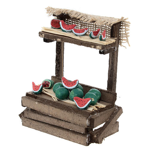 Watermelon stand, 15x10x5 cm, for 10 cm Neapolitan Nativity Scene 2