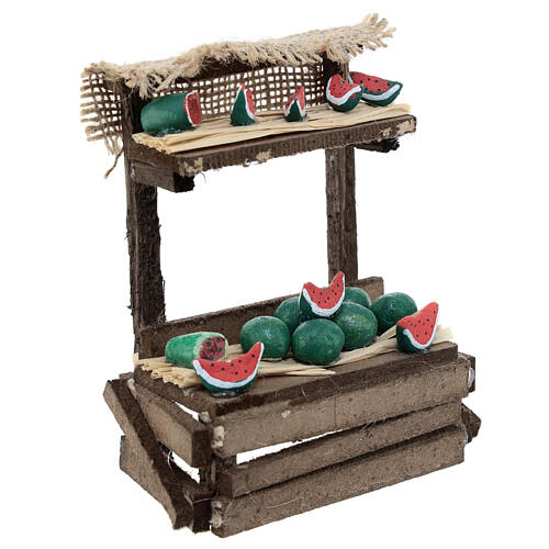 Watermelon stand, 15x10x5 cm, for 10 cm Neapolitan Nativity Scene 3