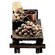 Kartoffel-Verkaufsstand, Krippenzubehör, neapolitanischer Stil, für 10 cm Krippe, 10x10x5 cm s1