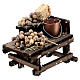 Market stand with potatoes for 10 cm Neapolitan nativity scene 10x10x5 cm s2
