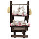 Banco formaggi con tovaglia presepe napoletano 10 cm 15x10x5 cm s1