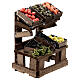 Market stall with terracotta fruit and vegetables for 12 cm Neapolitan Nativity Scene, 10x10x5 cm s3