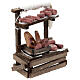 Market stall with terracotta charcuterie for 10 cm Neapolitan Nativity Scene, 15x10x5 cm s3