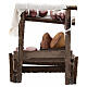 Banchetto salumi presepe 10 cm Napoli 15x10x5 cm s4