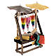Banco ombrelli presepe napoletano 12 cm 15x10x5 cm s3