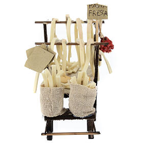 Banco pasta fresca presepe 10 cm napoletano 10x5x10 cm