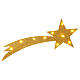 Estrella Cometa dorada luces LED belén napolitano 60x25 cm s1