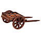 Carretto pane presepe napoletano legno 10 cm 5x10x5 cm  s3
