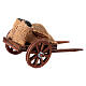 Wooden cart with charcoal, 5x10x5 cm, for 10 cm Neapolitan Nativity Scene s3