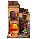 Setting with fruit stall for 10-12 cm Neapolitan Nativity Scene, 45x30x30 cm s1