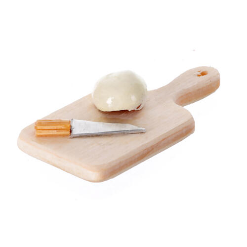 Cheese chopping board for Neapolitan Nativity Scene, 4 cm 2