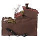 House with stable for 10 cm Neapolitan Nativity Scene, 35x40x30 cm s4