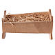 Culla presepe napoletano legno 18 cm 5x15x10 cm s1