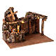 Stable with windmill for Neapolitan Nativity Scene, 35x45x30 cm s3