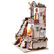 Village windmill steps Neapolitan nativity scene 10-12 cm 60x45x35 cm s5