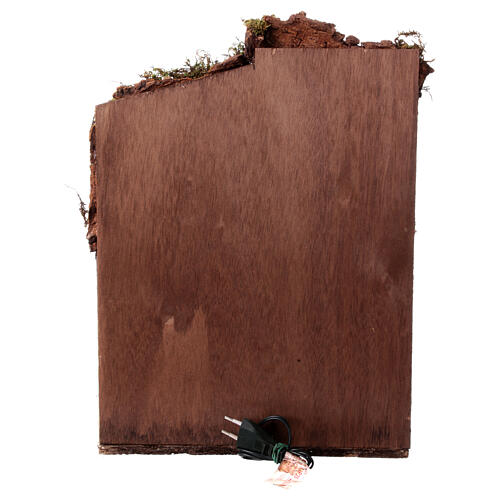 Otoczenie z zabudowami do szopki neapolitańskiej na figurki 10 cm, 43×29×28 cm 4