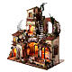 Borgo presepe vigna stalla stile settecentesco Napoli 10 cm 70x65x40 cm s3