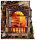 Nativity scene village vineyard stable 18th century style Naples 10 cm 70x65x40 cm s2