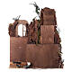 Nativity scene village vineyard stable 18th century style Naples 10 cm 70x65x40 cm s9