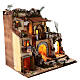 Borgo presepe napoletano 700 balconi fontana 10 cm 60x55x40 cm s5