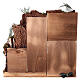 Borgo presepe napoletano 700 balconi fontana 10 cm 60x55x40 cm s6