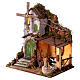 Stable with windmill for 10-12 cm Neapolitan Nativity Scene, 45x40x30 cm s3