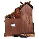 Stable with windmill for 10-12 cm Neapolitan Nativity Scene, 45x40x30 cm s5