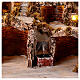 Rustic village fountain 3 houses Neapolitan nativity scene 10 cm 50x60x30 cm s2