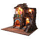 Village with oven for Neapolitan Nativity Scene of 10 cm of 18th century style, 75x50x85 cm s3